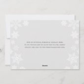 Cartes Pour Fêtes Annuelles 1 Photo Feu de neige (Dos)