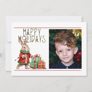 Cartes Pour Fêtes Annuelles 1 Photo JEUX VACANCES NOËL RABBIT