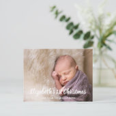 Cartes Pour Fêtes Annuelles 1er Noël (Debout devant)