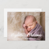 Cartes Pour Fêtes Annuelles 1er Noël (Devant / Derrière)