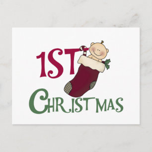 Cartes Pour Fêtes Annuelles 1er Noël-bébé en stock