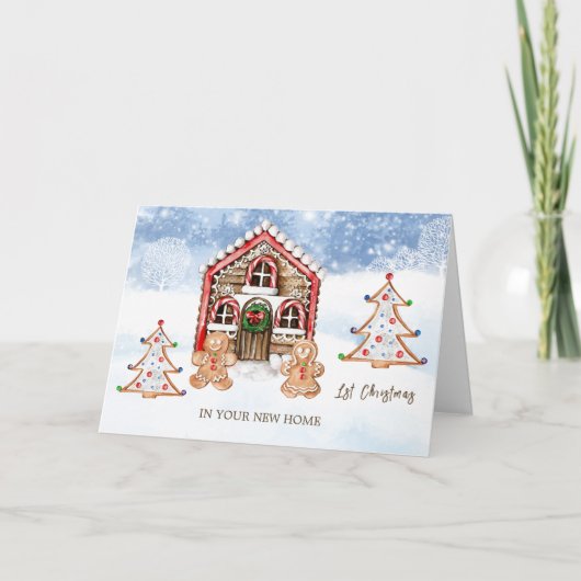 Cartes Pour Fêtes Annuelles 1er Noël Nouveau Noël (Devant)