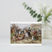 Cartes Pour Fêtes Annuelles 1re action de grâces (Debout devant)