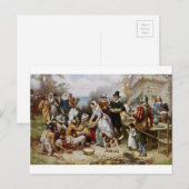 Cartes Pour Fêtes Annuelles 1re action de grâces (Devant / Derrière)