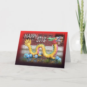 Cartes Pour Fêtes Annuelles 2012 Year of the Dragon Chinese