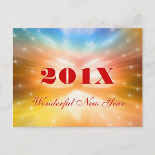 Cartes Pour Fêtes Annuelles 201X Merveilleux Nouvel An