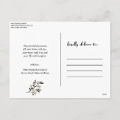 Cartes Pour Fêtes Annuelles 2021 SOUHAITS | Voyageons ensemble dans le monde (Dos)