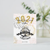 Cartes Pour Fêtes Annuelles 2021 SOUHAITS | Voyageons ensemble dans le monde (Debout devant)