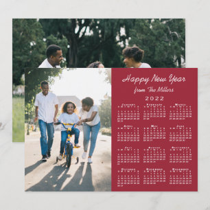 Cartes Pour Fêtes Annuelles 2022 Calendrier Bourgogne 2 Photo Bonne année