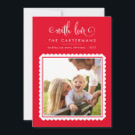 Cartes Pour Fêtes Annuelles 2023 FAMILLE PHOTO mignon élégant cadre de pétoncl<br><div class="desc">par kat massard >>> WWW.SIMPLYSWEETPAPERIE.COM <<< Un design de carte mignonne avec "avec amour" en haut puis vos noms et messages, et couleur simple sur le dos, vous donnant l'occasion d'écrire un message personnel. Avec une photo en forme de carré encadrée de pétoncle sur le devant pour votre photo préférée!...</div>