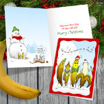 Cartes Pour Fêtes Annuelles 2024 Ripe Bananes Noël Caroling Funny<br><div class="desc">Étendre la joie des fêtes avec des cartes de Noël drôles avec un tas de bananes hilarantes en train de tourner ! Ces fruits chantants sont décorés de foulards festifs et de chapeaux de Père Noël, confectionnant des airs pour agrémenter votre saison. Ces uniques cartes de Noël joyeux représentant l'art...</div>