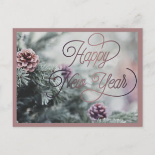 Cartes Pour Fêtes Annuelles 2025 Bonne année Pink Custom Business