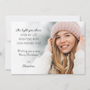 Cartes Pour Fêtes Annuelles 2025 Calendrier Photo Motivational Christmas Card