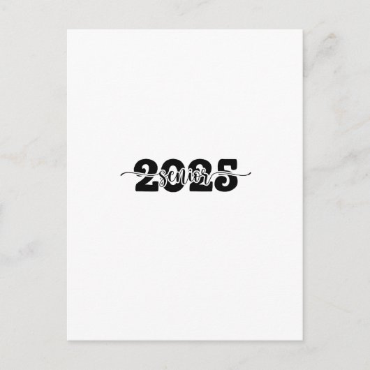 Cartes Pour Fêtes Annuelles 2025 Classe d'études supérieures de l'école 2025 (Devant)
