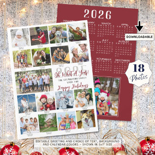 Cartes Pour Fêtes Annuelles 2025 Quelle Année 18 Photos Légendes Calendrier 20