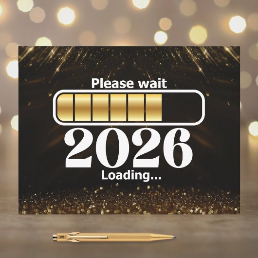 Cartes Pour Fêtes Annuelles 2026 Loading Please Wait Happy New Year