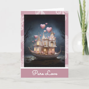 Cartes Pour Fêtes Annuelles *~* 21 AP51 Love Boat Hearts Romantique Valentine