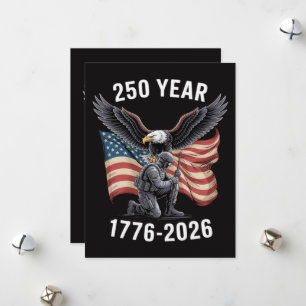 Cartes Pour Fêtes Annuelles 250 Ans 250e Anniversaire États-Unis 4 juillet