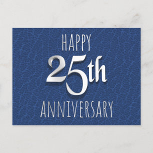 Cartes Pour Fêtes Annuelles 25e anniversaire