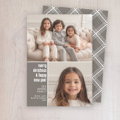 Cartes Pour Fêtes Annuelles 2 Collage de photos Noël taupe de Noël minimal