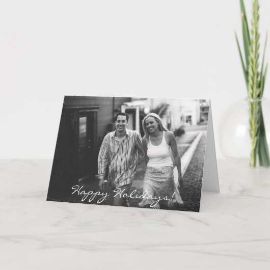 Cartes Pour Fêtes Annuelles 2_Marche, Joyeuses Fêtes ! (Devant)