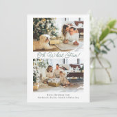 Cartes Pour Fêtes Annuelles 2 Photo Oh What Fun Christmas (Debout devant)