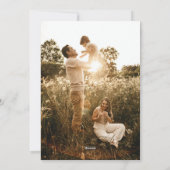 Cartes Pour Fêtes Annuelles 2 Photos Simple et Moderne (Dos)