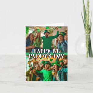 Cartes Pour Fêtes Annuelles 2 photos St Patrick's Day Shamrock Irish Celtic