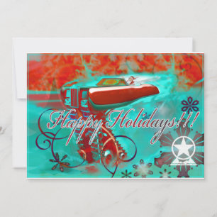 Cartes Pour Fêtes Annuelles 2 Red Rolls Royce Christmas