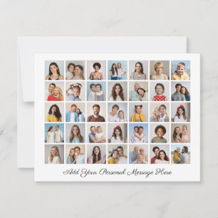 Cartes Pour Fêtes Annuelles 35 Photo Collage Ajoutez Votre Propre Salutation