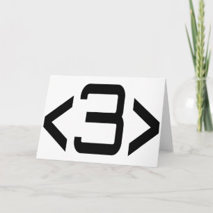 Cartes Pour Fêtes Annuelles <3>Amour réciproque - Coeur de mème Internet