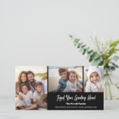 Cartes Pour Fêtes Annuelles 3 Collage photo - Buffle noir blanc plaqué (Debout devant)