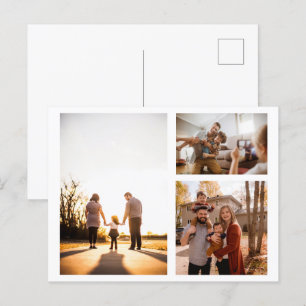 Cartes Pour Fêtes Annuelles 3 Collage photo personnalisé