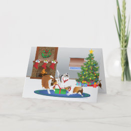 Cartes Pour Fêtes Annuelles 3 Étagères Envelopper Un Cadeau, Fêtes de Noël Pli