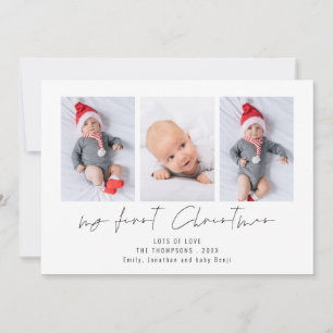 Cartes Pour Fêtes Annuelles 3 Photo 2027 Calendrier Bébé 1er Noël
