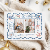 Cartes Pour Fêtes Annuelles 3 Photo Christmas Doodline Art Holiday