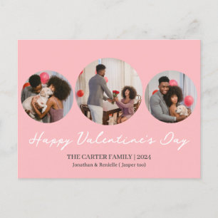 Cartes Pour Fêtes Annuelles 3 photo Collage rond valentine's day Family