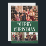 Cartes Pour Fêtes Annuelles 3 Photo Collage vert et blanc Joyeux Noël<br><div class="desc">Créez votre propre 3 Photo Collage, Vert et Blanc, Joyeux Noël Photo Holiday Card, avec notre outil de design facile à utiliser. Ajoutez vos photos préférées d'amis, de famille, de vacances, de loisirs et d'animaux de compagnie et vous aurez un magnifique collage photo unique en son genre. Notre collage photo...</div>