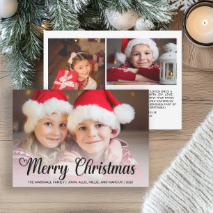 Cartes Pour Fêtes Annuelles 3 Photo Joyeux Noël 2025