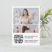 Cartes Pour Fêtes Annuelles 3 Photo Mommy to be Christmas Pregancy (Debout devant)