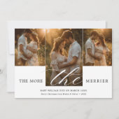 Cartes Pour Fêtes Annuelles 3 Photo Plus Le Joyeux Noël De Grossesse (Devant)