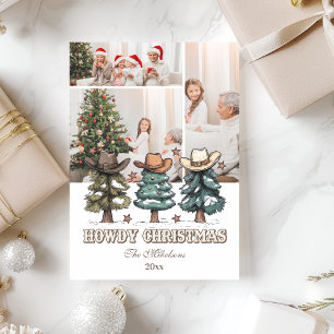 Cartes Pour Fêtes Annuelles 3 photo Western Howdy Noël