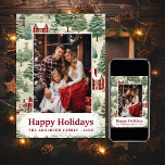 Cartes Pour Fêtes Annuelles 3 Photo Woodland Cute Rustic Country Noël<br><div class="desc">Partagez la magie de la saison avec notre 3 Photo Woodland Rustic Country Christmas Holiday Card. Cette carte de charme présente une scène champêtre classique avec des paysages enneigés, des granges rustiques et des arbres à feuillage persistant, créant un décor chaleureux pour vos photos chères. Personnalisez-le avec trois de vos...</div>