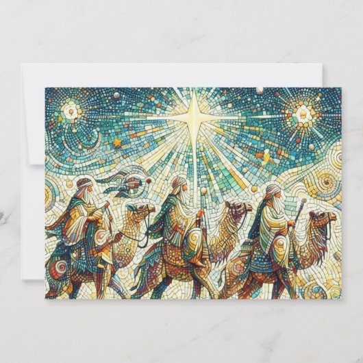 Cartes Pour Fêtes Annuelles 3 sages (Devant)