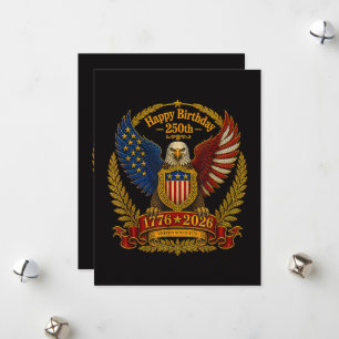 Cartes Pour Fêtes Annuelles 4 juillet 250e anniversaire de l'indépendance 250