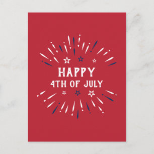 Cartes Pour Fêtes Annuelles 4 juillet Fête de l'Indépendance Patriotique Améri