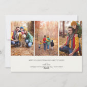 Cartes Pour Fêtes Annuelles 4 Noël photo (Dos)