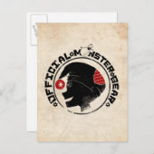 Cartes Pour Fêtes Annuelles 4 petits monstres - logo de vacances de Nigel (Devant / Derrière)