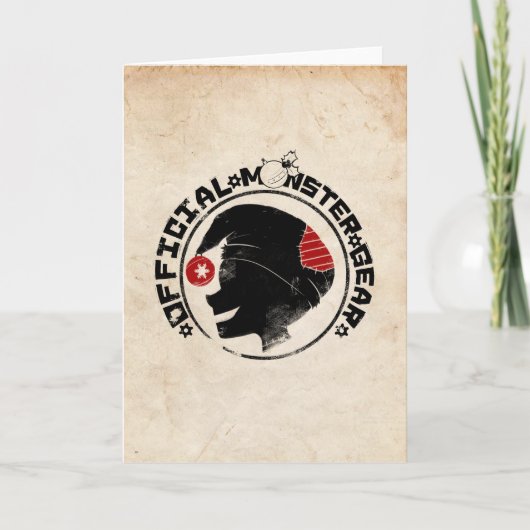 Cartes Pour Fêtes Annuelles 4 petits monstres - logo de vacances de Nigel (Devant)