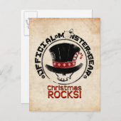 Cartes Pour Fêtes Annuelles 4 petits monstres - vacances d'Andy (Devant / Derrière)